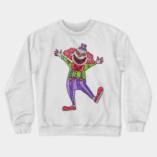 Fearful Friends: Wickedly Clown Wonderful Children's Horror Collection Crewneck Sweatshirt